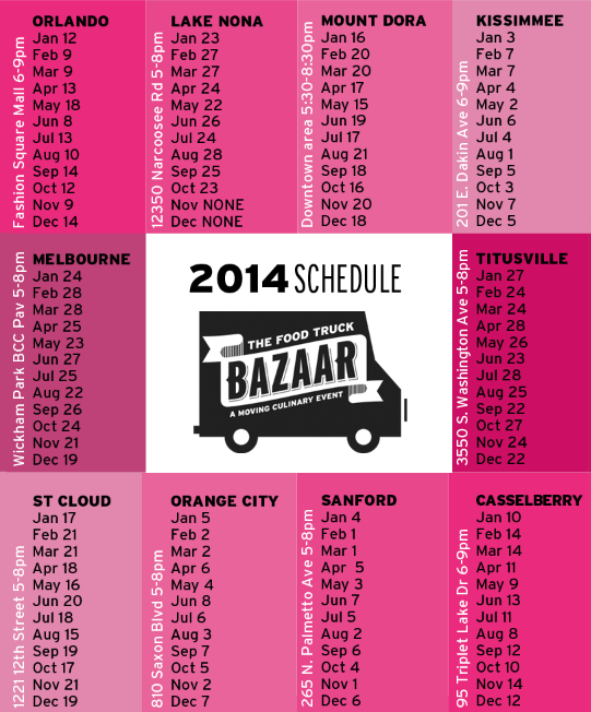 Orlando Food Truck Schedule Orlando Connections